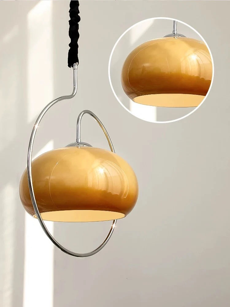 Cream Bauhaus Bedroom Pendant Lamp by Afralia™