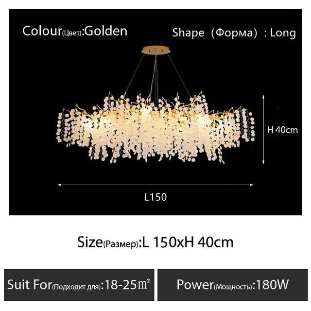 Afralia™ Crystal Pendant Chandelier: High-End Luxury LED Lighting for Home Decor