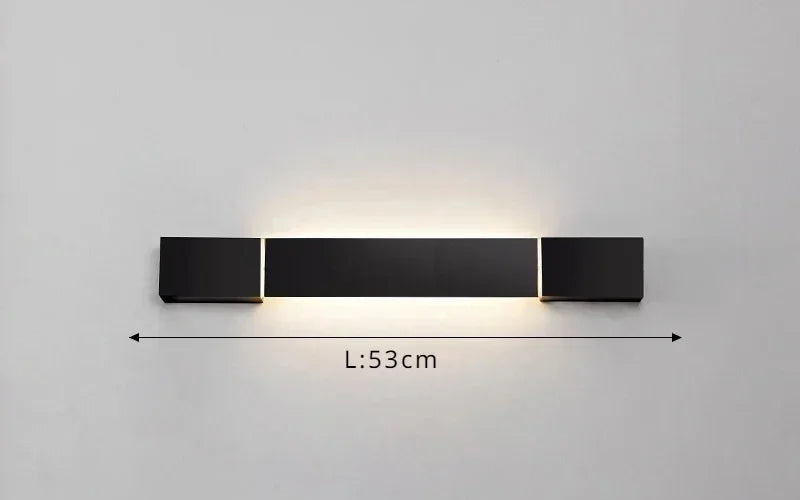 Afralia™ Nordic Aluminum Rotatable LED Wall Lamp for Living Room Bedroom Fixture