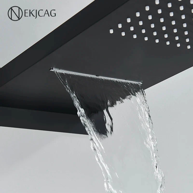 Afralia™ Waterfall LED Shower Faucet With Two Water Outlet Modes.