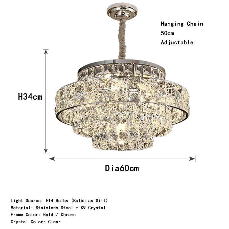 Afralia™ Glitter Crystal Pendant Lights - Modern LED Oval Hanging Lamps for Dining Room
