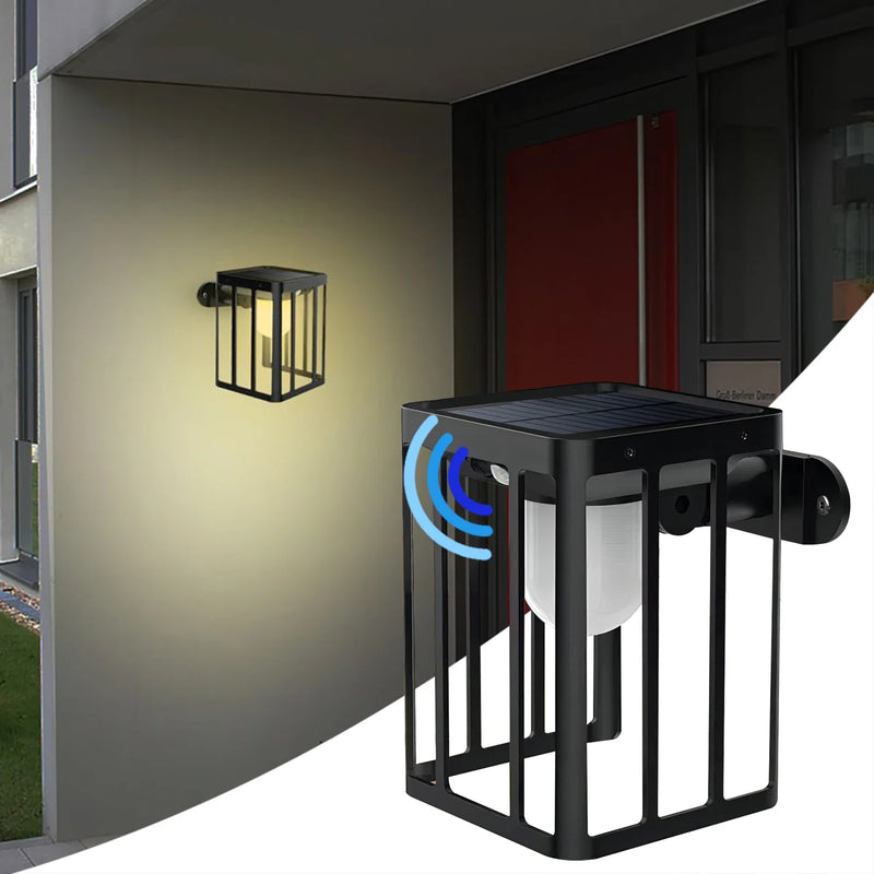 Afralia™ Solar Motion Sensor Wall Lights: 3 Lighting Mode, Waterproof Security Lamp