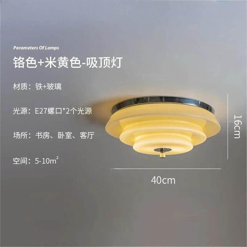 Afralia™ Nordic Glass LED Ceiling Lamp for Home Decor & Kitchen Island