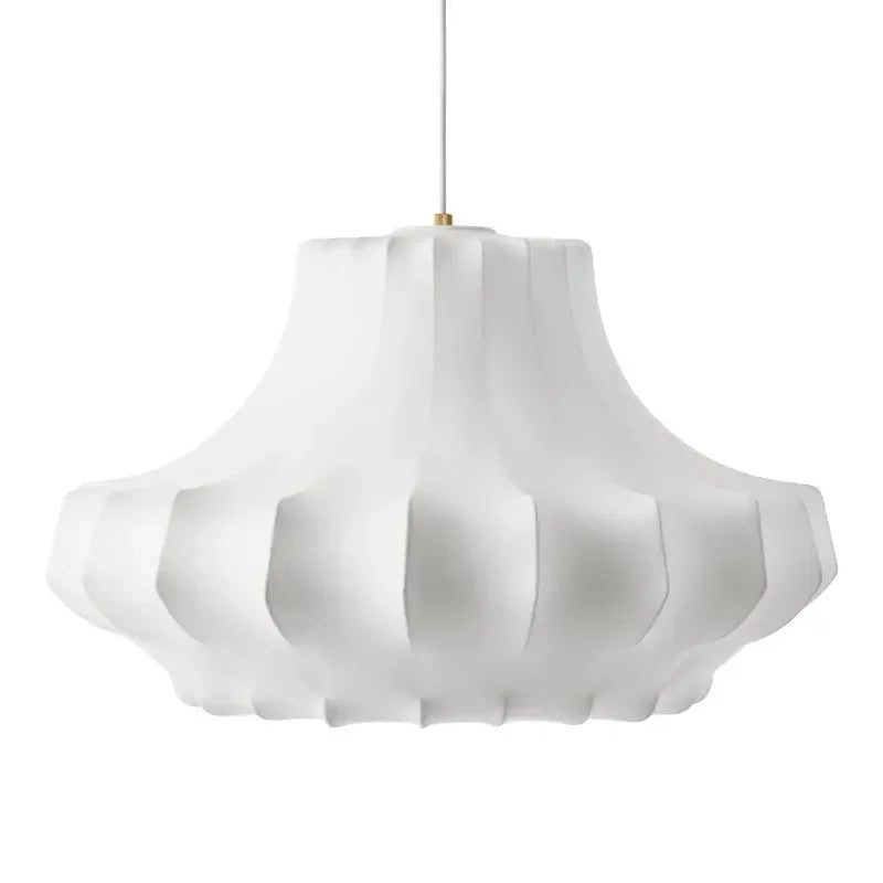 Afralia™ Minimalist Silk Pendant Lights for Any Room LED Indoor Lighting