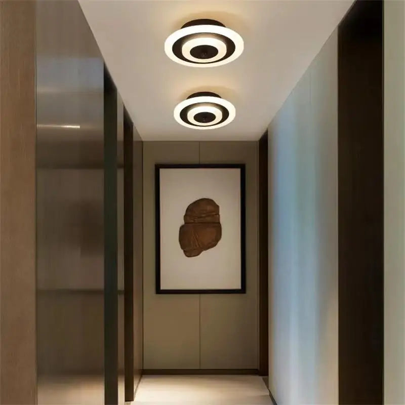 Afralia™ LED Ceiling Light: Modern Round Square Lighting Fixture for Home Decor