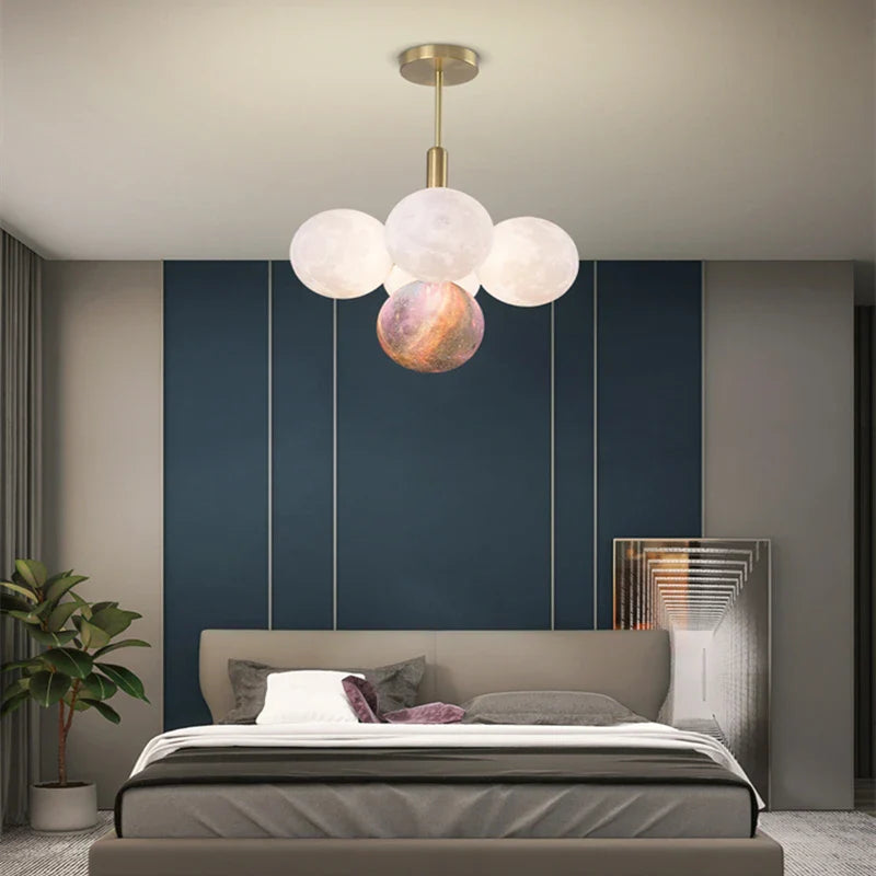 Afralia™ Modern Luxury LED Chandelier for Living Room, Kitchen, and Bedroom