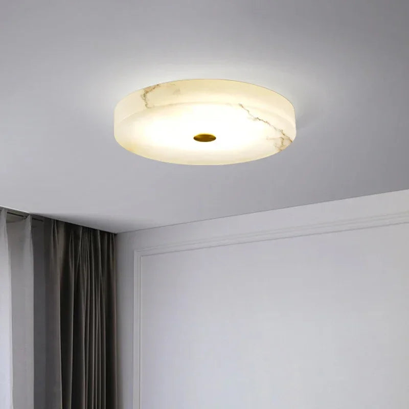 Afralia™ Marble Chandelier - Circular Minimalist Nordic Lighting for Home and Office