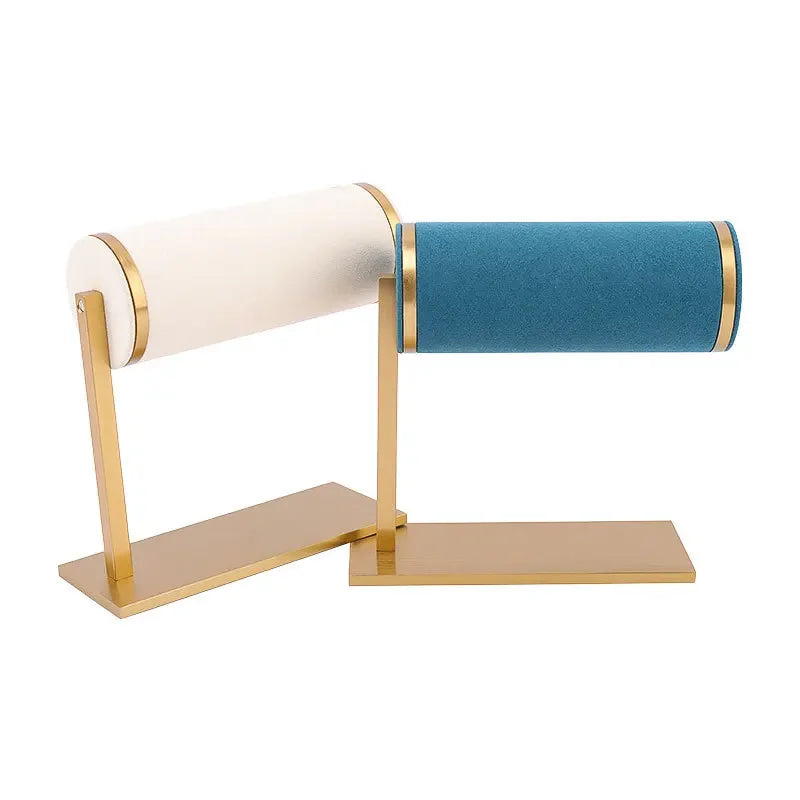 Afralia™ Velvet T-bar Bracelet Watch Organizer Display Stand