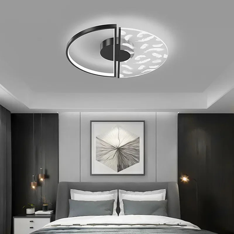 Afralia™ Modern LED Ceiling Lamp: Illuminate Your Living Spaces with Style