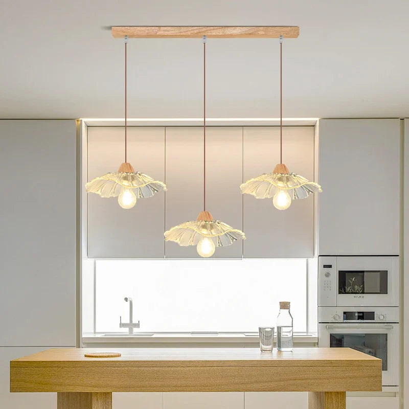 Afralia™ Vintage Crystal Glass Pendant Chandelier - Loft Dining Room Lighting Fixture