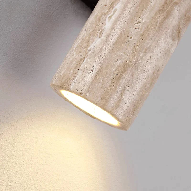 Afralia™ Stone LED Wall Lamp, Up and Down Light for Bedroom, Living Room, and Staircase