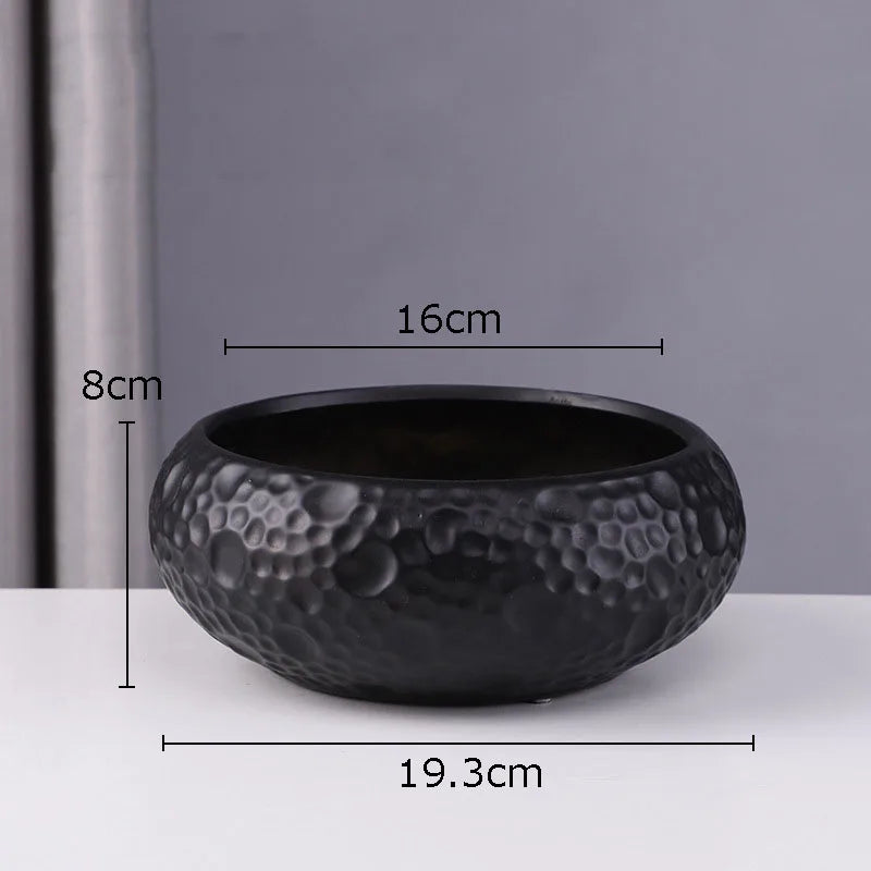 Afralia™ Ceramic Vase Modern Decor Ornaments Pot Plants Flower Arrangement Ornamental Decor vase