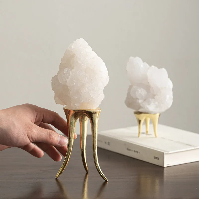 Afralia™ Octopus Brass Sculpture on Marble Base - Home Decor Metal Figurine