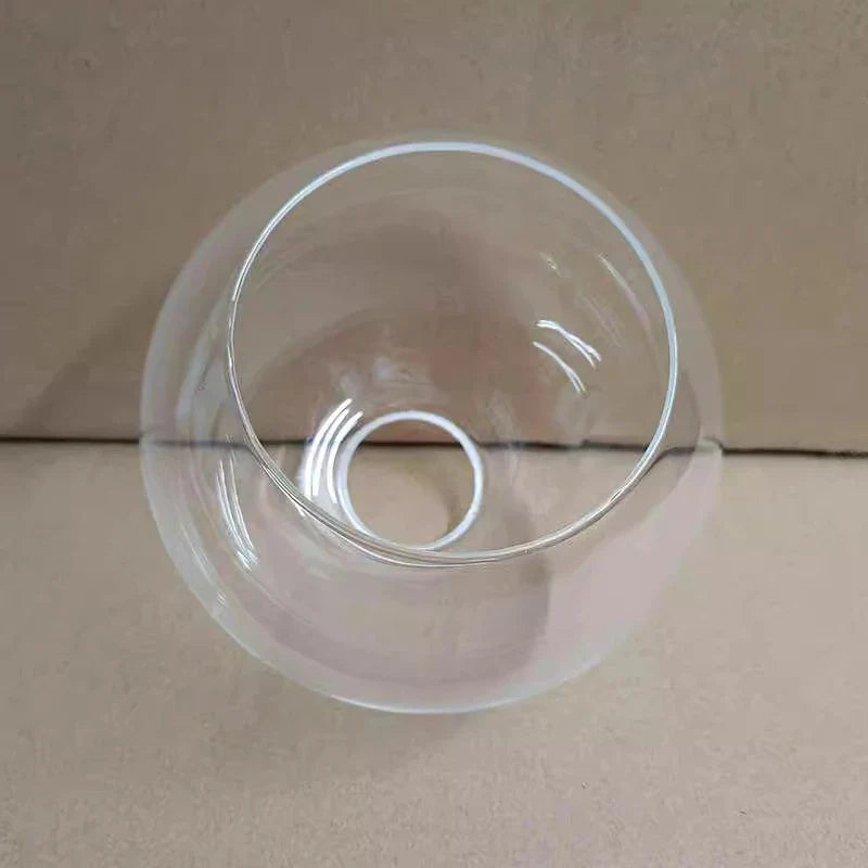 Afralia™ Glass Ball Up Down Lampshade E27/E28 Pendant Chandelier Ceiling Light Cover
