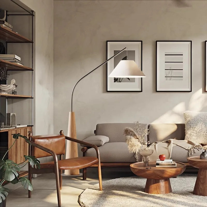 Afralia™ Nordic LED Fishing Floor Lamp for Modern Living Spaces