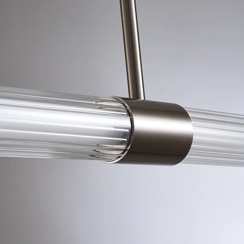 Afralia™ Luxury Copper Glass Hanging Lamps for Kitchen Island Bar Decor