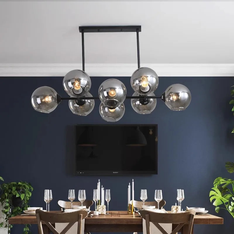Afralia™ Modern LED Pendant Lights for Living Room and Dining Room Chandeliers
