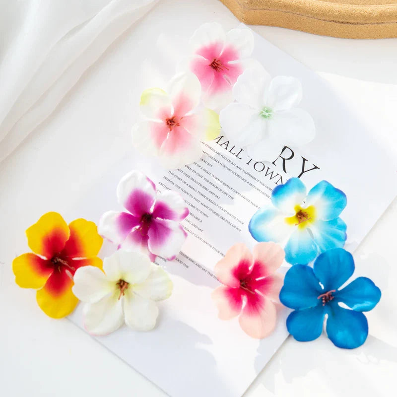 Silk Cherry Blossom Heads | Home Wedding Decor Fake Flowers by Afralia™