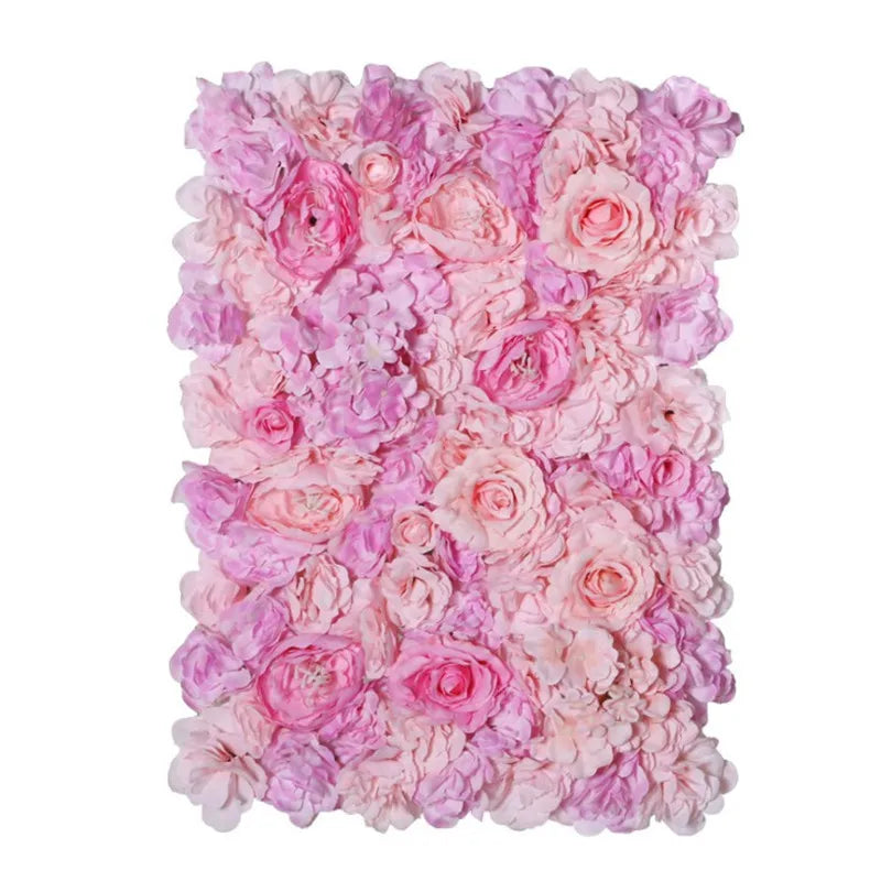 Afralia™ Silk Rose Flower Wall Wedding Christmas Decoration Silk Hydrangea Backdrop