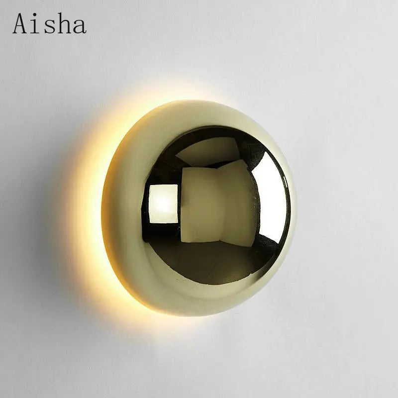 Afralia™ LED Scandinavian Sconce Wall Lamp for Modern Medieval Interior Decor