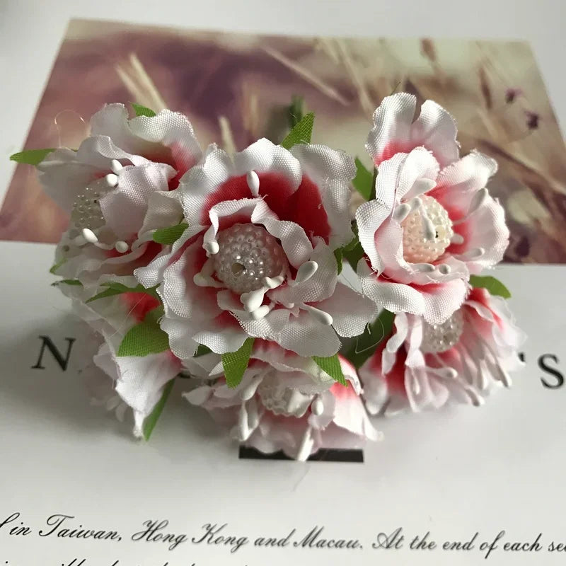 Afralia™ White Silk Rose Branch for Home Wedding Decor - Retro Autumn Large Roses