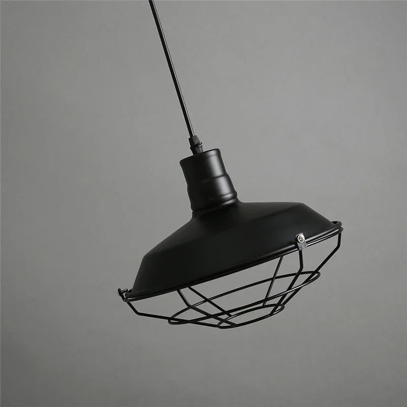 Afralia™ Iron Pendant Lights: Rural Retro Personalized Pot Lid Chandelier