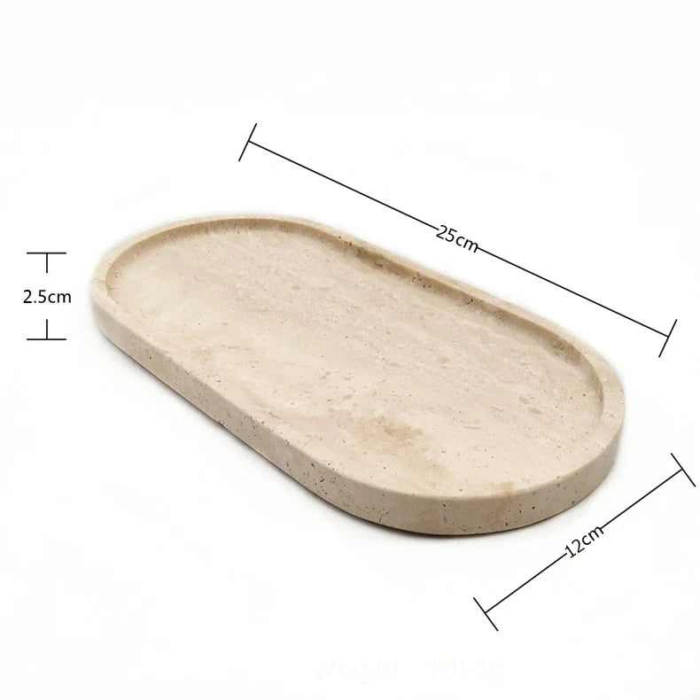 Afralia™ Marble Candlesticks Incense Burner Natural Stone Home Decoration