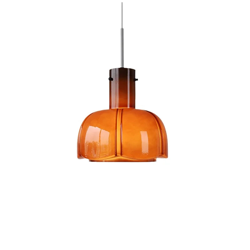 Afralia™ Retro Nordic Glass Pendant Light for Restaurant Cafe Bar Table