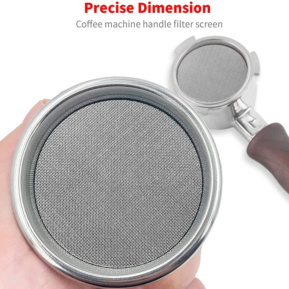 Afralia™ Stainless Steel Espresso Puck Screen for Professional Portafilter Basket