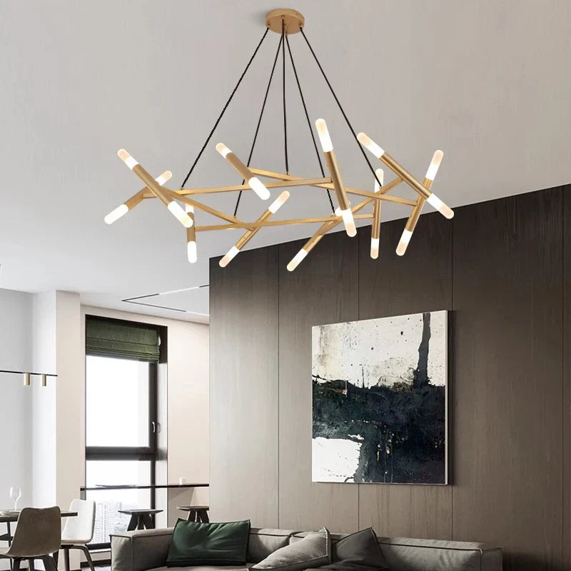 Afralia™ Modern LED Pendant Chandeliers for Living and Dining Room Lighting