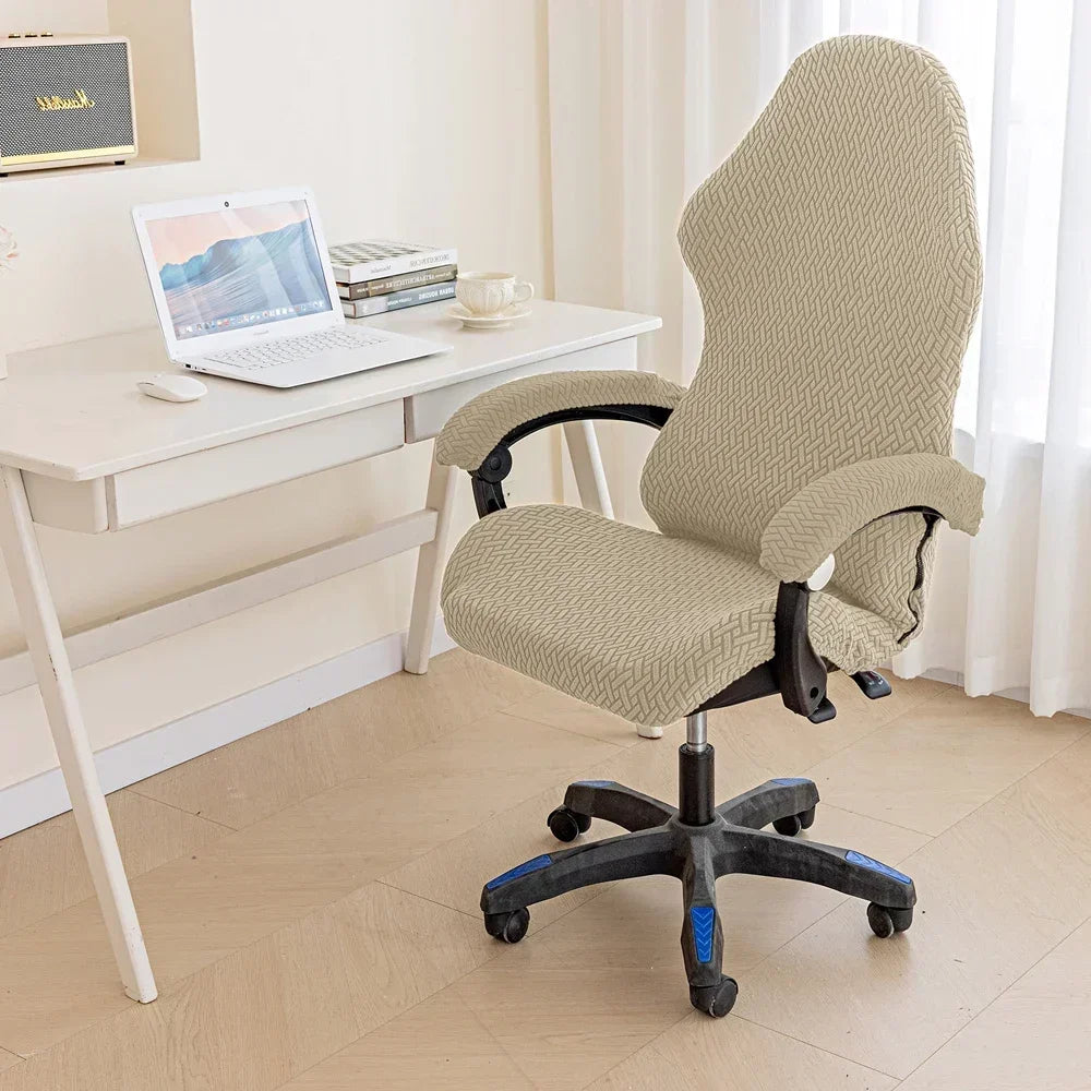 Afralia™ Swivel Armchair Cover: Thick Elastic Fabric, Dustproof Seat for Home & Hotel