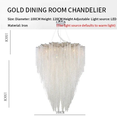 Afralia™ Crystal Tassel Pendant Light: Italian Postmodern Luxury for Bedroom & Restaurant