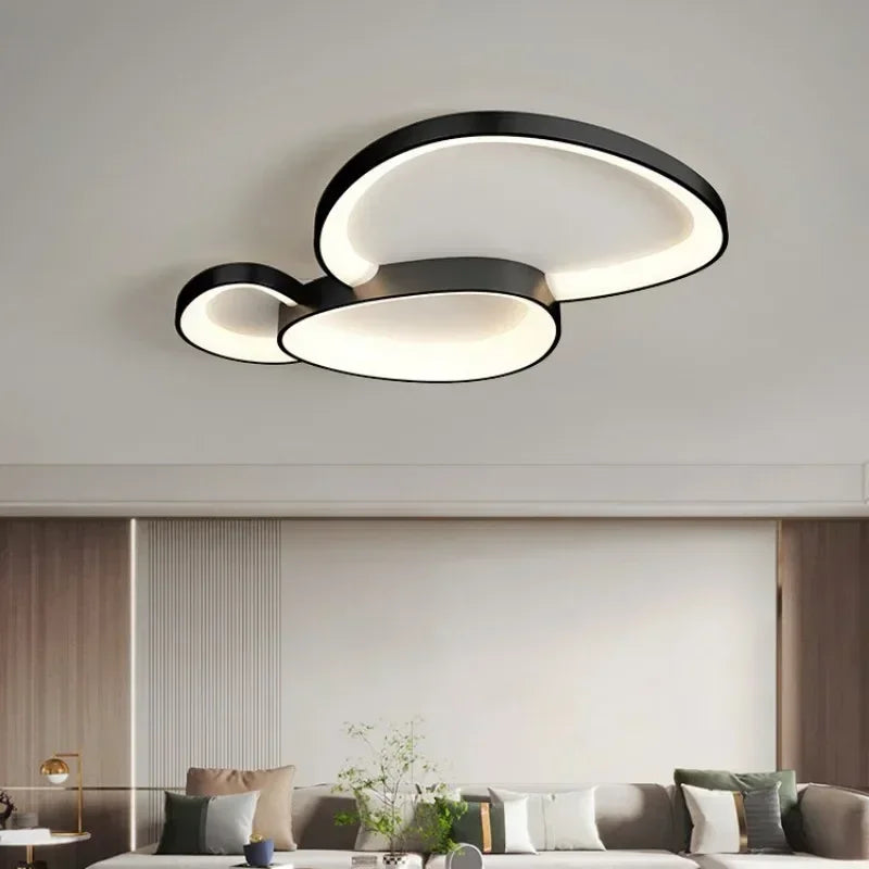 Afralia™ LED Dimmable Ceiling Lamp for Modern Minimalist Home Decor