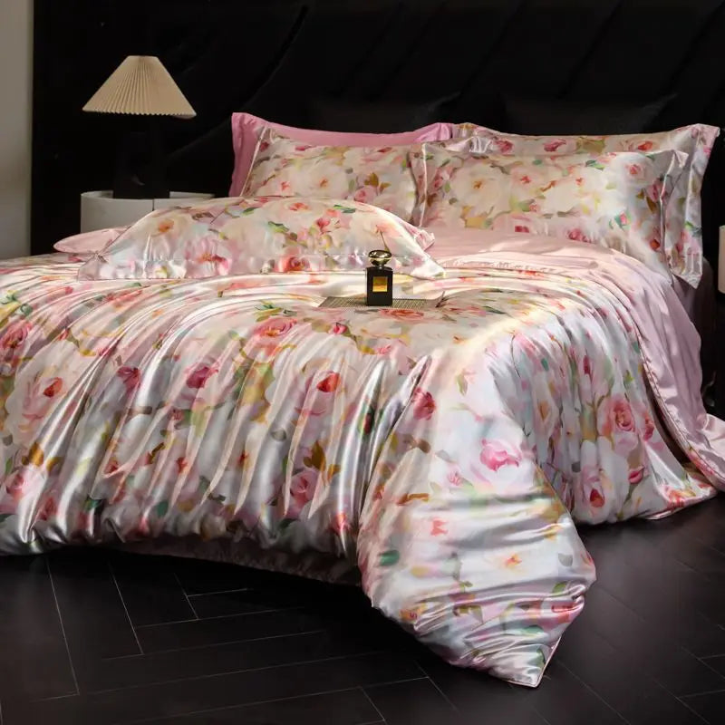 Afralia™ Mulberry Silk Bedding Sets: American Summer Cool and Comfortable Premium Bedsheet Set