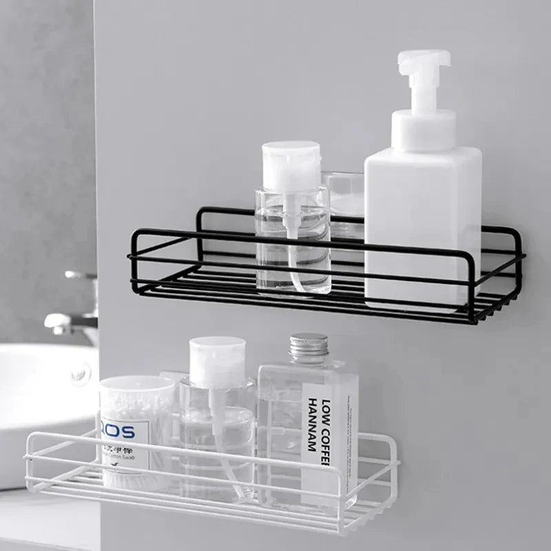 Afralia™ Corner Bathroom Storage Shelves and Shower Organizer