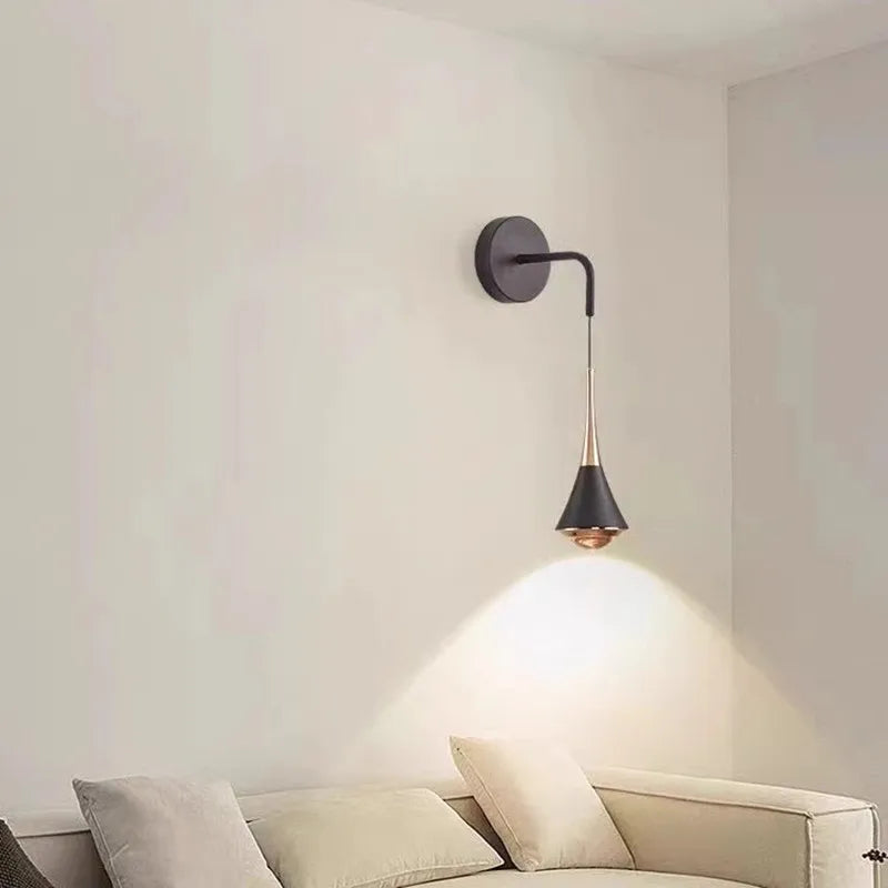 Afralia™ Modern Minimalist LED Wall Lamp for Living Room Bedroom