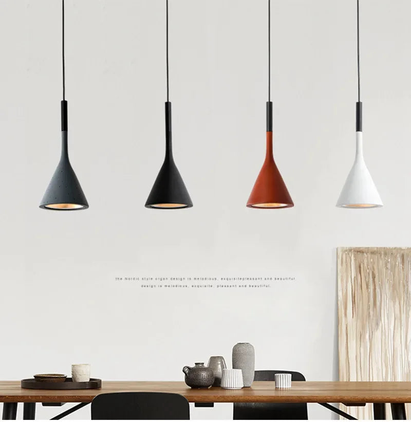 Afralia™ Nordic LED Pendant Lights for Home Dining Kitchen Decor