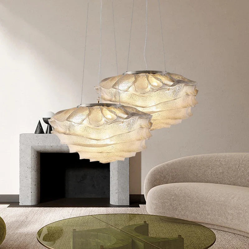 Afralia™ Tulip Flowers LED Pendant Lamp for Fashionable Art Decor in Living Room and Bedroom