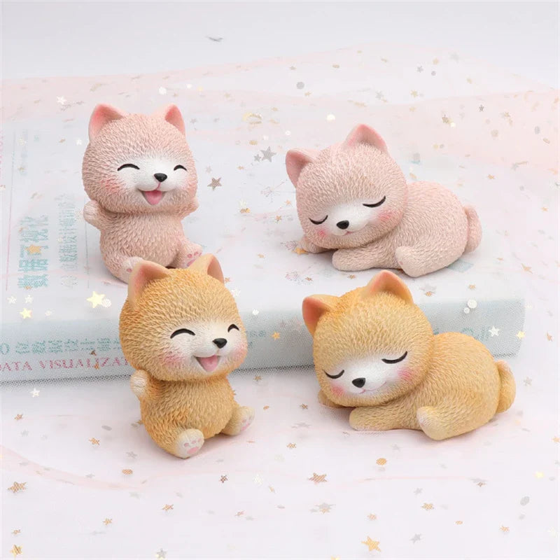 Afralia™ Mini Cat Figurines: Cute Resin Cat Dolls, Perfect Home Decor & Birthday Gifts