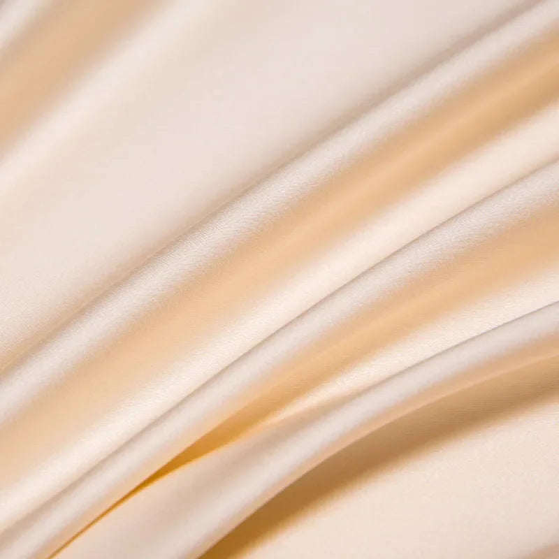 Afralia™ Satin Single Duvet Cover - Cool Solid Color, Smooth Finish