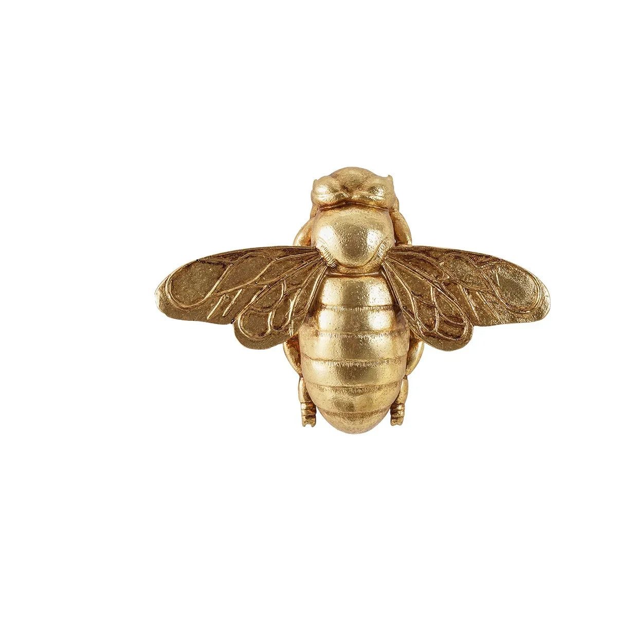 Afralia™ Golden Bee Resin Insect Statue Wall Hanger - Background Decoration