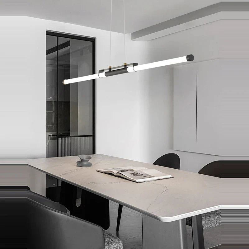 Afralia™ LED Black Gold Designer Chandelier Lighting for Dinning Room