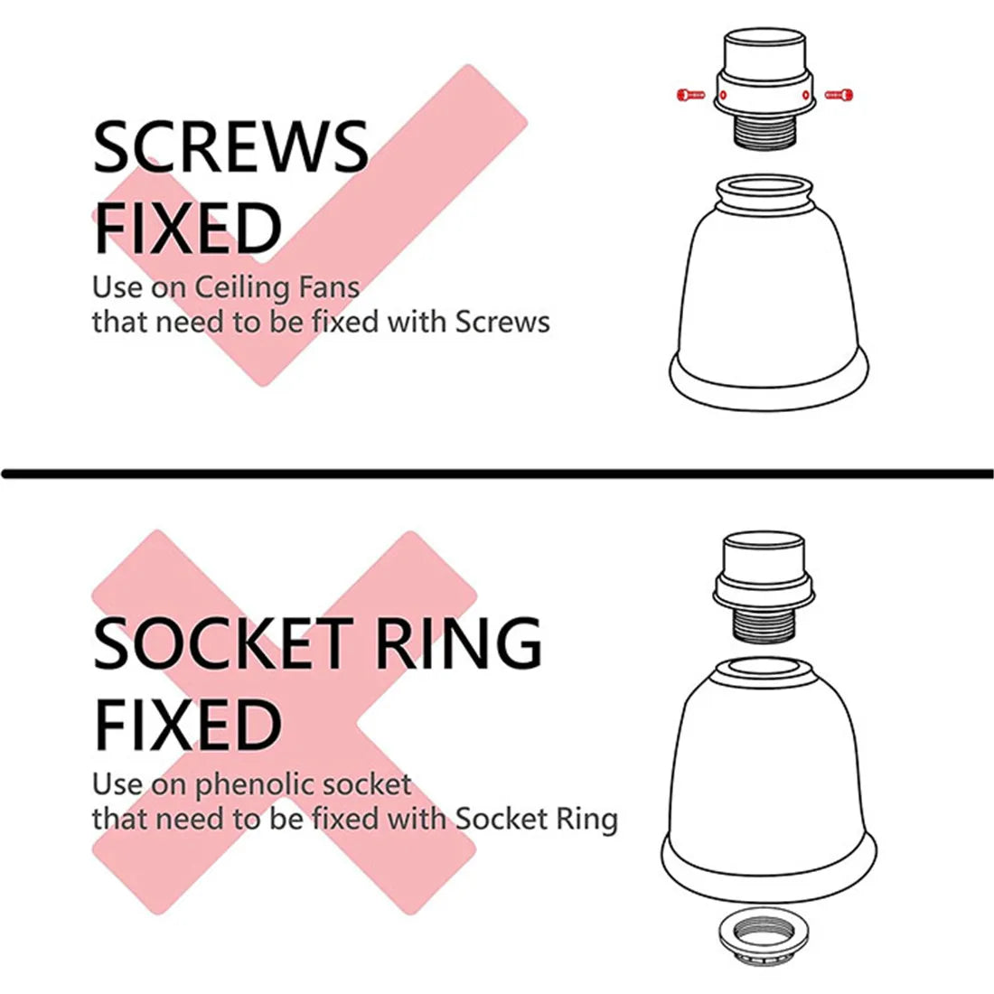 Afralia™ Frosted Glass Bell Shades - Ceiling Fan Chandelier Wall Sconces Replacements