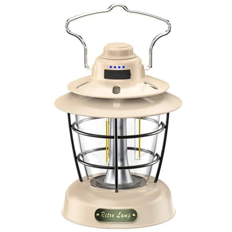 Afralia™ Vintage LED Lantern: Portable for Camping, Hiking, Emergency