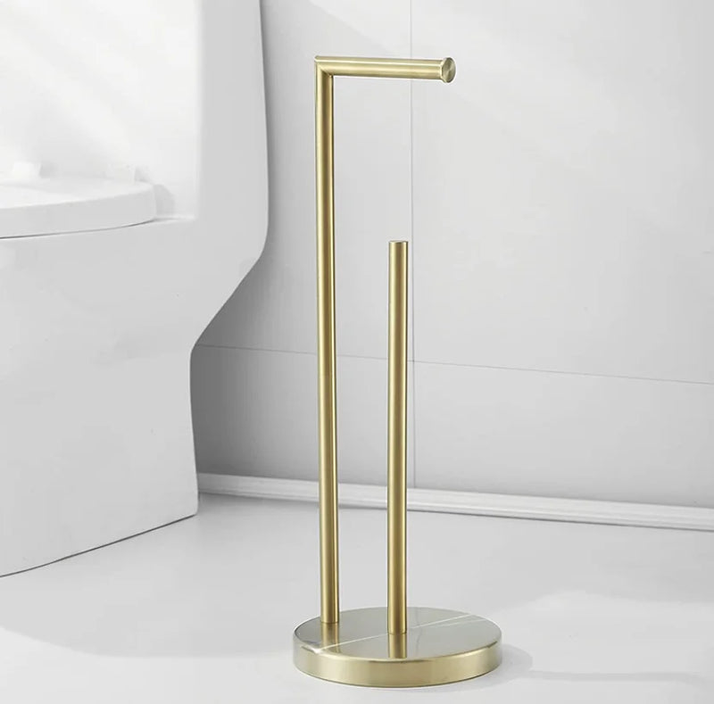 Afralia™ Vertical Paper Towel Holder Stainless Steel in Gold/Black/Chrome