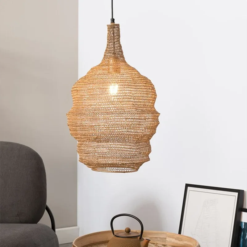 Afralia™ Mesh Pendant Light: Modern Irregular Shapes Kitchen Island Suspension Lighting