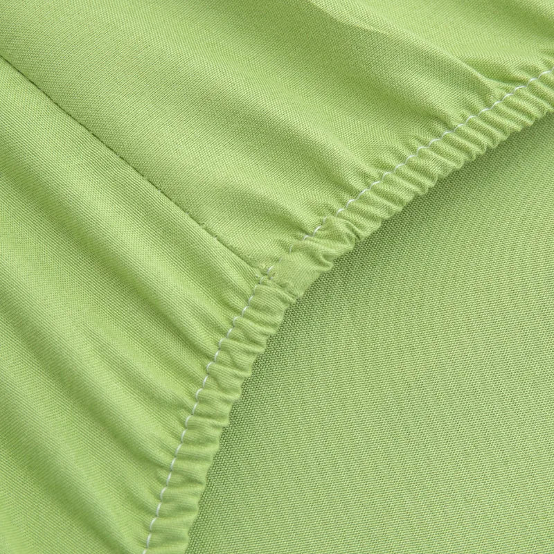 Afralia™ Soft Sanding Fitted Sheet Queen Size Elastic Band Skin-Friendly Durable Mattress Protector