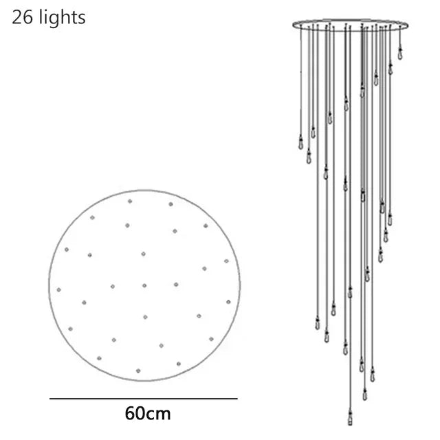 Afralia™ Crystal Drop Chandelier: Elegant Lighting for Home Decor, Living Room, Dining Room, Lobby