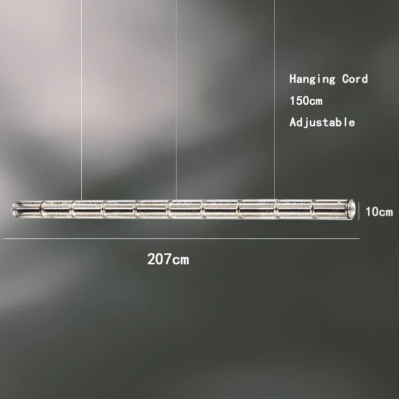 Afralia™ Crystal Glass LED Chandelier Pendant Lighting for High-end Dining Room