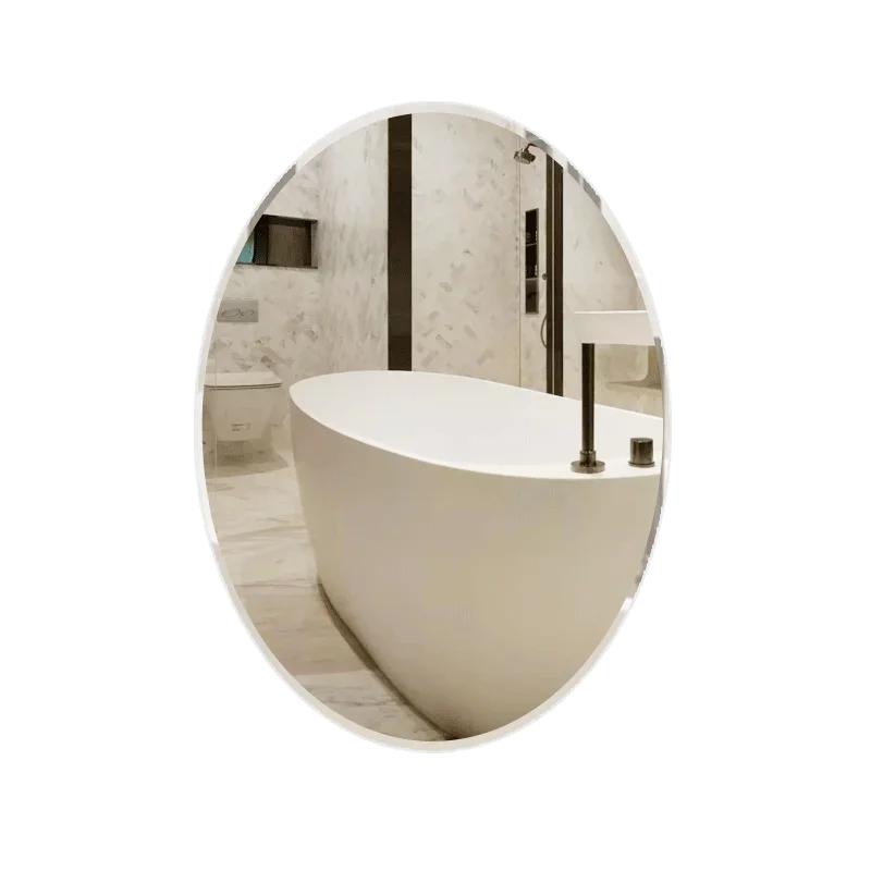 Afralia™ Heart-shaped Acrylic Shatterproof Wall Mirror Decor for Bedroom, Living Room